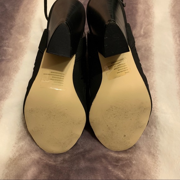 Just fab black wedge sandals - Picture 4 of 5